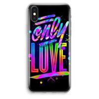 Only Love: iPhone XS Max Transparant Hoesje - thumbnail