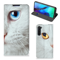Motorola Moto G Pro Hoesje maken Witte Kat