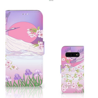 Samsung Galaxy S10 Plus Telefoonhoesje met Pasjes Bird Flying