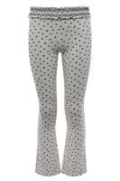 LOOXS 10sixteen Meisjes flair broek fancy dot - Cream