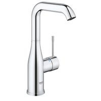 GROHE Essence New Wastafelkraan Opbouw - uitloop 12.7cm - L size - hoge draaibare uitloop - EcoJoy - chroom 23541001