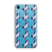 Musketon Unicorn: iPhone XR Transparant Hoesje