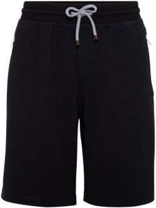 Brunello Cucinelli bermuda en coton - Noir