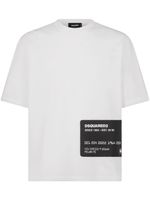 DSQUARED2 t-shirt en coton à logo imprimé - Blanc - thumbnail