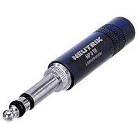 Neutrik NP3TB-B jack-connector 6,35 mm stekker, recht aantal polen (num): 3 stereo zwart 1 st.