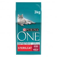 Purina One Sterilcat met rund kattenvoer 3 kg - thumbnail