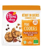 Pleniday Chocolate chip cookie hazelnoot mini-44%suiker bio (150 gr) - thumbnail