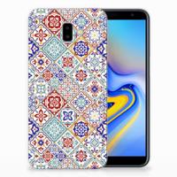 Samsung Galaxy J6 Plus (2018) TPU Siliconen Hoesje Tiles Color