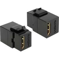 DeLOCK Keystone module HDMI female > HDMI female keystone module - thumbnail