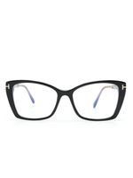 TOM FORD Eyewear lunettes de vue à monture papillon - Noir