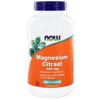 NOW Magnesium citraat 200 mg (250 tab) - thumbnail