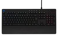 Logitech G213 Prodigy Gaming Toetsenbord, LIGHTSYNC RGB Verlichte Toetsen, Morsbestendig, Aanpasbare Toetsen, Specifieke Mediatoetsen - Zwart - QWERTY US International layout
