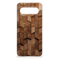 Bumper Hoesje voor Google Pixel 8 Wooden Cubes - thumbnail