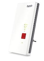 AVM FRITZ Repeater 2400 International Multiroom MESH Wi-Fi unit, Dual Band AC+N met tot 1.733 Mbit/s (5 GHz) + 600 Mbit/s (2,4 GHz), Access Point, WPS, Gigabit LAN