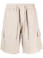 Vilebrequin logo-patch linen shorts - Tons neutres - thumbnail