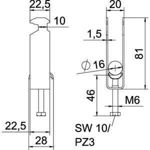 OBO Bettermann 1186012 Beugelklem 1 stuk(s)