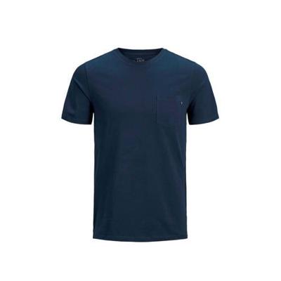 JACK & JONES ESSENTIALS slim fit T-shirt Pocket donkerblauw