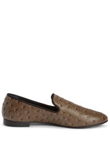 Giuseppe Zanotti mocassins Seymour en cuir - Marron