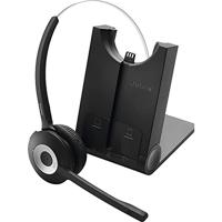 Jabra Pro 935 Bluetooth on-ear mono headset, met ruisonderdrukking en lange batterijduur, bruikbaar met softphones en mobiele eindapparaten in Europa, EU-stekker