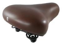 Selle Comfort City zadel unisex gel/staal bruin