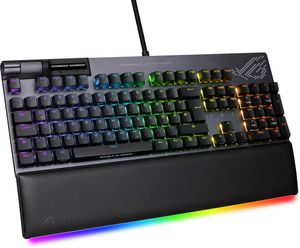 ASUS ROG STRIX Flare II Animate toetsenbord USB QWERTY Amerikaans Engels Zwart, Grijs