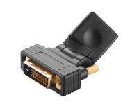 Akasa AK-CBHD16-BK DVI-D HDMI Zwart kabeladapter/verloopstukje - thumbnail