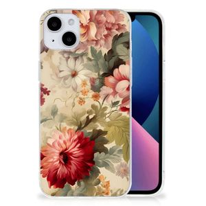 TPU Case voor iPhone 15 Plus Bloemen