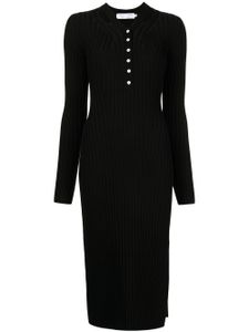 Proenza Schouler White Label robe en maille à découpes - Noir