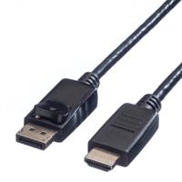 Value 11.99.5783 video kabel adapter 4,5 m DisplayPort Zwart - thumbnail