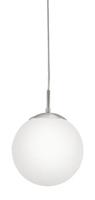 Eglo Hanglamp Rondo glas 20cm metaalgrijs met wit 85261