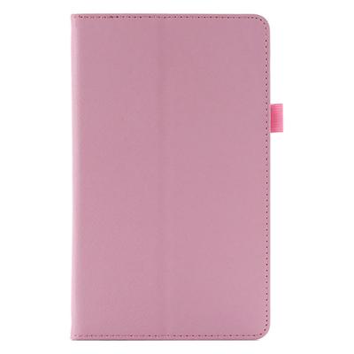 Shop4 - Samsung Galaxy Tab A 8.0 (2019) Hoes - Book Cover Lychee Roze Shop4 - Samsung Galaxy Tab A 8.0 (2019) Hoes - Book Cover Lychee Roze