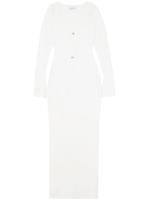 16Arlington Jurk met diepe ronde hals - Wit