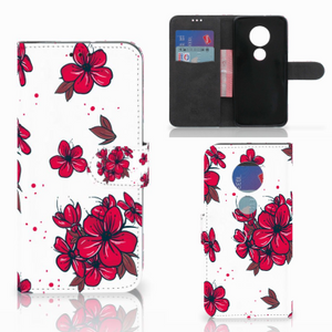 Motorola Moto G7 | G7 Plus Hoesje Blossom Red