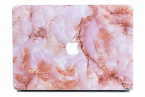 Lunso MacBook Air 13 inch (2018-2019) cover hoes - case - Marble Finley