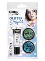 Moon Glitter Holographic Glitter Shapes