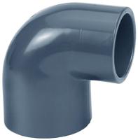 Europond PVC Knie Verloop 90° - Waterdichte Overgang 50mm naar 32mm voor Vijver & Irrigatie