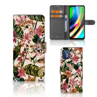 Motorola Moto G9 Plus Hoesje Flowers