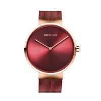 Bering 14539-363 Rosegold Red Dameshorloge