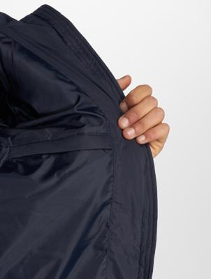 Urban Classics / Gewatteerde jassen Hooded Peach in blauw Urban Classics / Gewatteerde jassen Hooded Peach in blauw