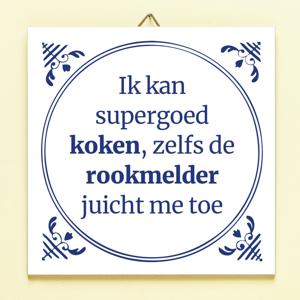 Tegeltje Rookmelder Juicht