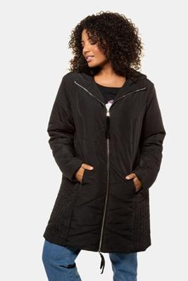 Ulla Popken Jas, gewatteerd, capuchon, gedeelde ritssluiting - Grote Maten Ulla Popken Jas, gewatteerd, capuchon, gedeelde ritssluiting - Grote Maten