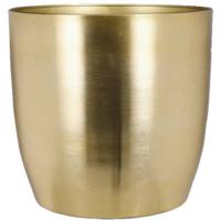 Mica Decorations - Plantenpot - metaal - goud - 28 x 27cm