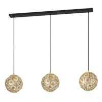 Stars of Light Gouden hanglamp Skoura eetkamer - 3-lichts 39757