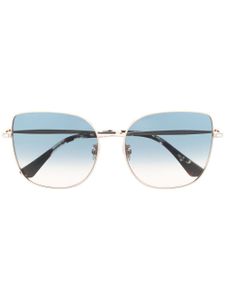 Jimmy Choo Eyewear lunettes de soleil Fanny à monture oversize - Or