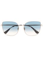 Jimmy Choo Eyewear lunettes de soleil Fanny à monture oversize - Or - thumbnail