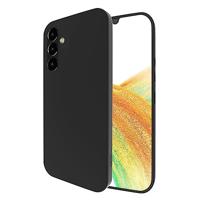 JT Berlin BackCase Pankow Soft Siliconen Hoes compatibel met Samsung Galaxy A34 5G Case [Flexibele TPU Cover, NFC-compatibele beschermhoes, versterkte hoeken] zwart