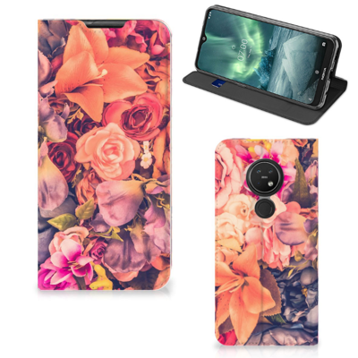Nokia 6.2 | 7.2 Smart Cover Bosje Bloemen