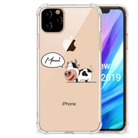 Apple iPhone 11 Pro Max Stevig Bumper Hoesje Cow - thumbnail