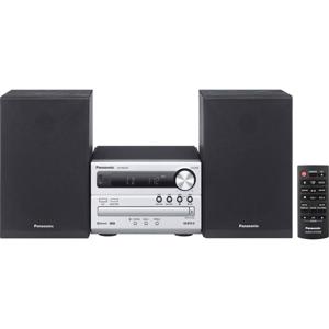 Panasonic SC-PM250EG-S Stereoset Bluetooth, CD, USB 2 x 10 W Zilver