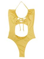 Palm Angels maillot de bain à paillettes - Jaune